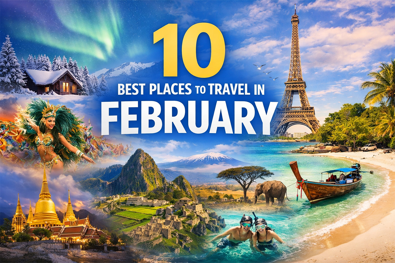 The best places to travel in February