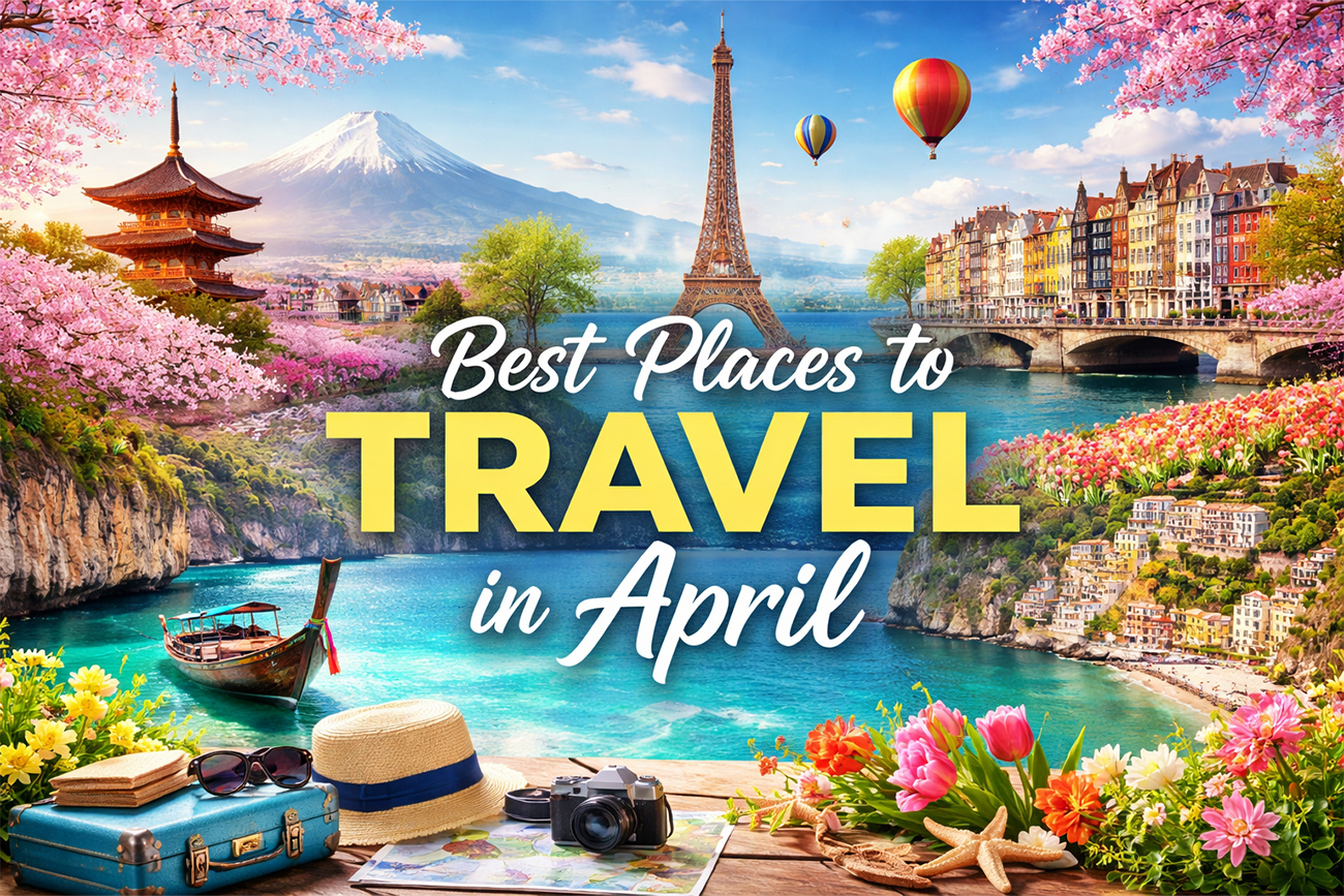 the best places to travel in April