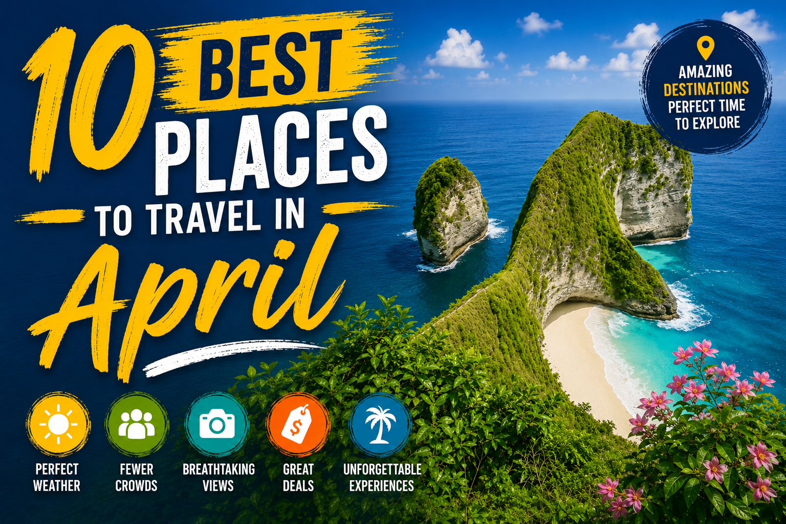 best places to travel in April