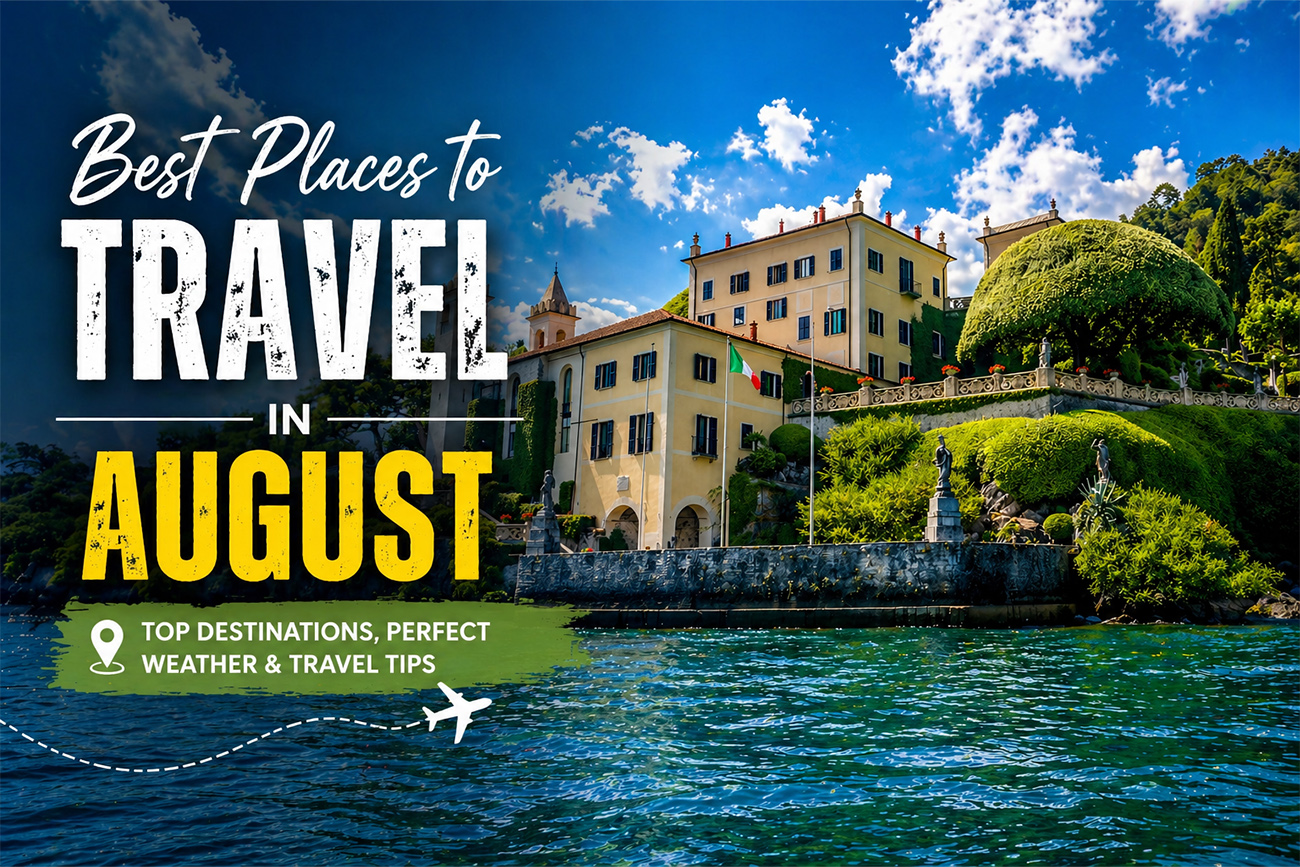 Best places to travel in August