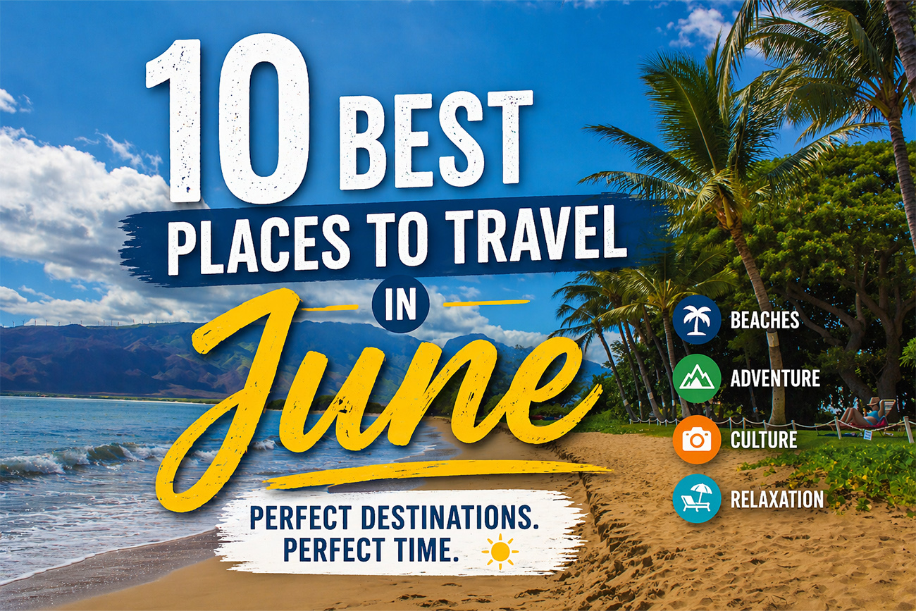 Best places to travel in June