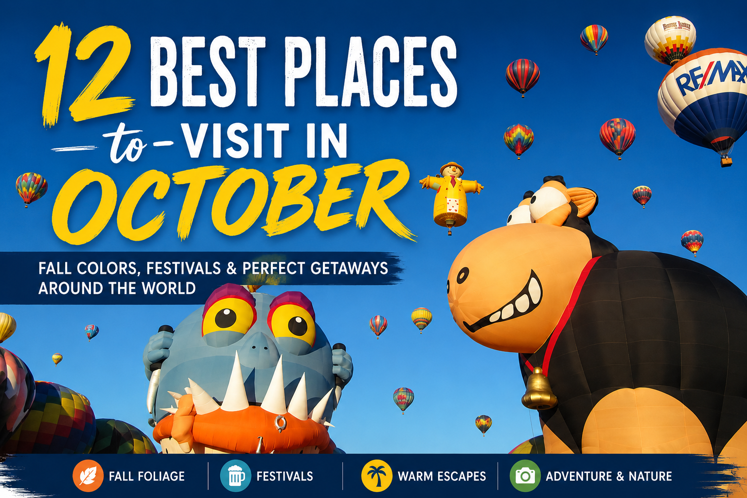 best places to travel in October